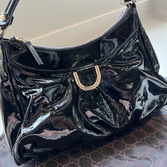 Gucci Handbags - Authentic Vintage Patent Leather Gucci Bag